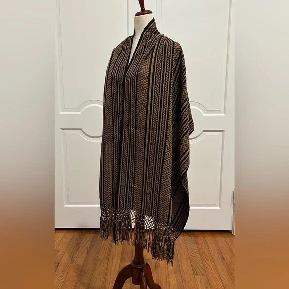 Traditional Mexican rebozo from Oaxaca Mex. Mexican shawl! - Picture 1 of 9